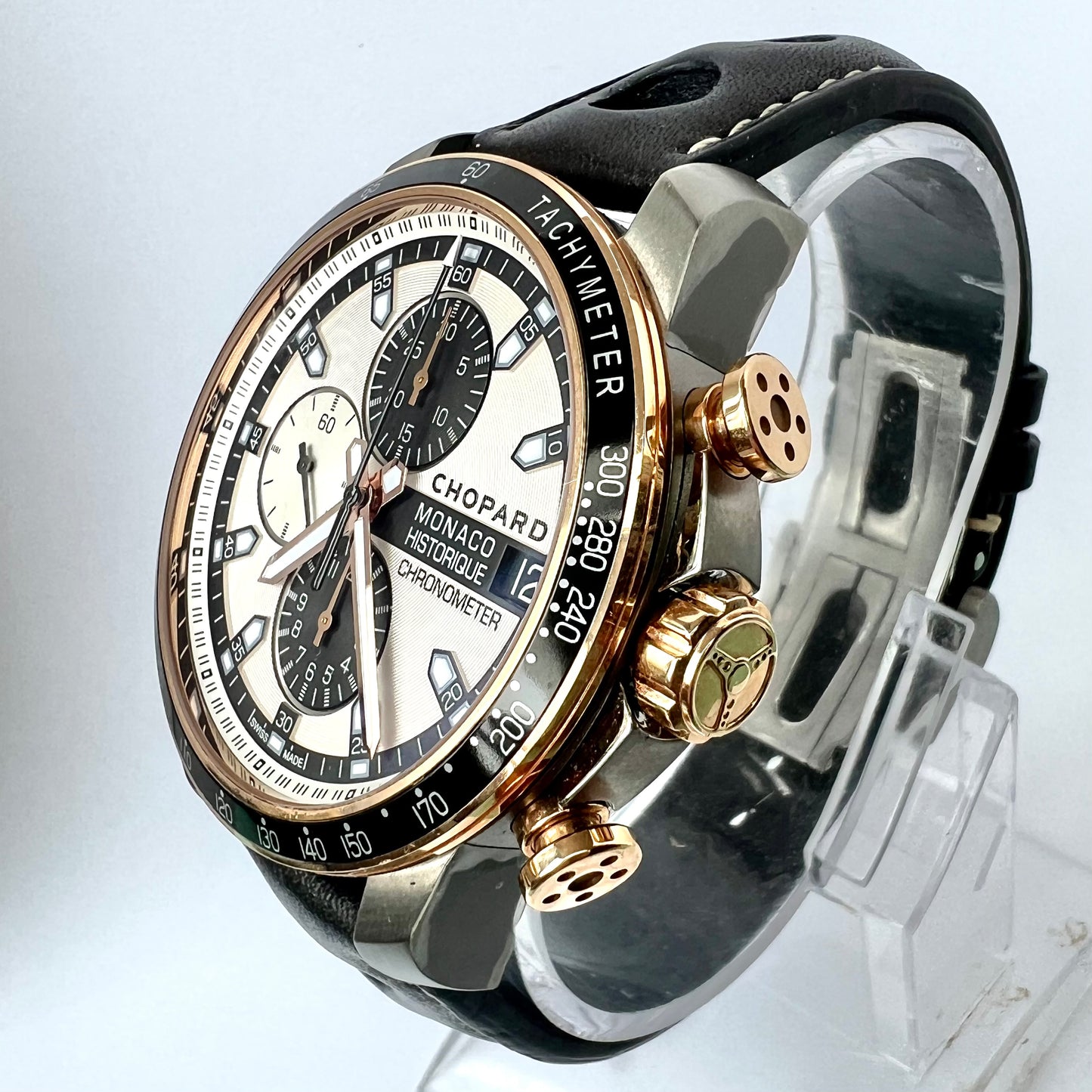 CHOPARD MONACO HISTORIQUE Chronometer Chronograph Automatic 2 Tone 44mm Watch