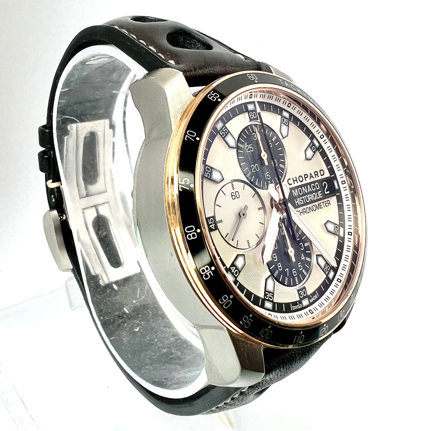 CHOPARD MONACO HISTORIQUE Chronometer Chronograph Automatic 2 Tone 44mm Watch