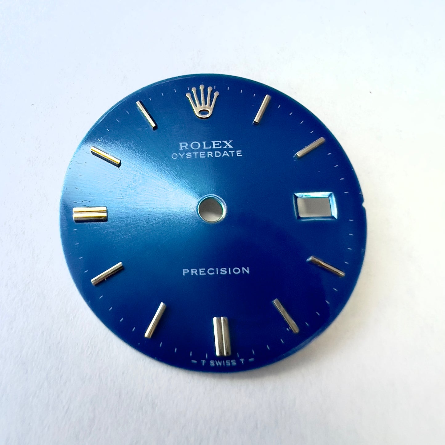 ROLEX 27.5mm Blue Color Color Silver Hour Markers DIAL for ROLEX PRECISION