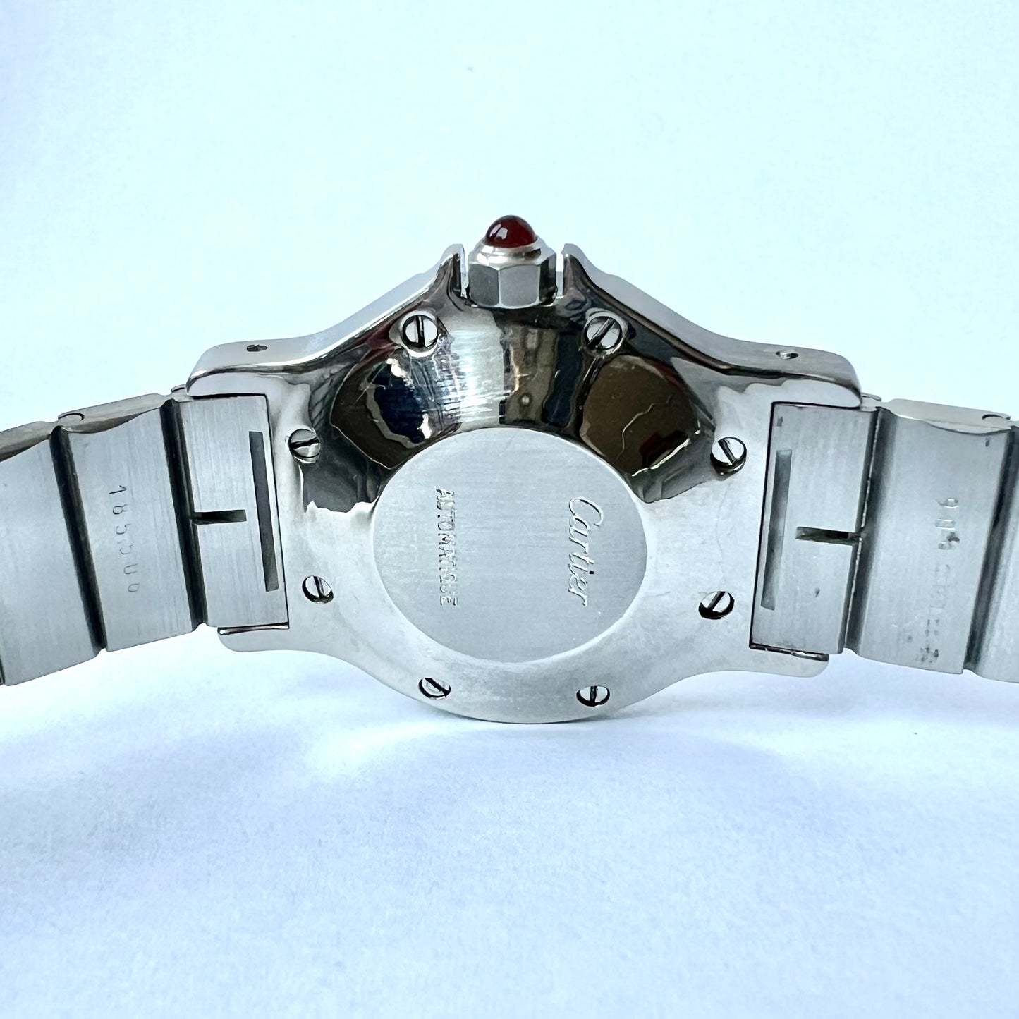CARTIER SANTOS OCTAGON 31mm Automatic 2 Tone Watch 