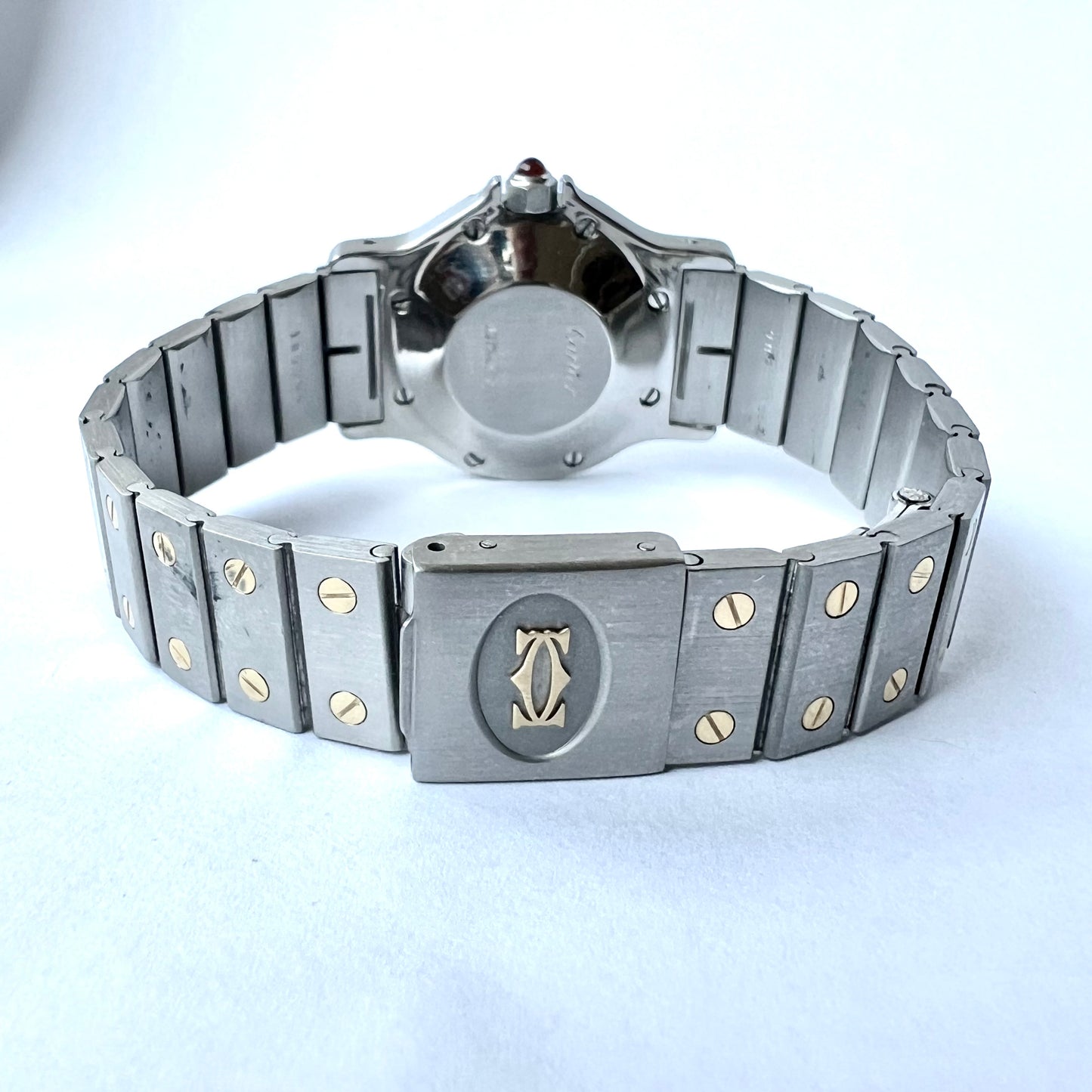 CARTIER SANTOS OCTAGON 31mm Automatic 2 Tone Watch 