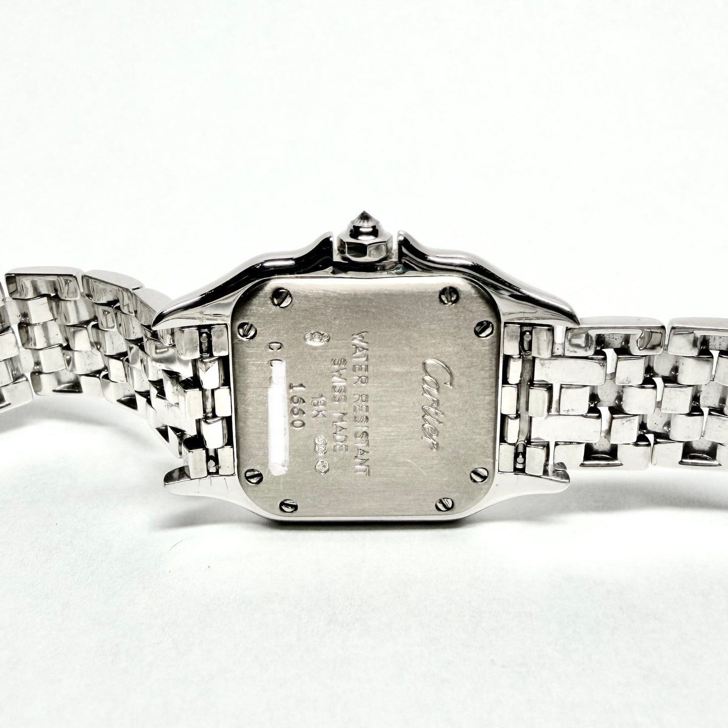 CARTIER PANTHERE Quartz 23mm 18K White Gold 0.34TCW DIAMOND Watch LTD. ED. Silver Dial