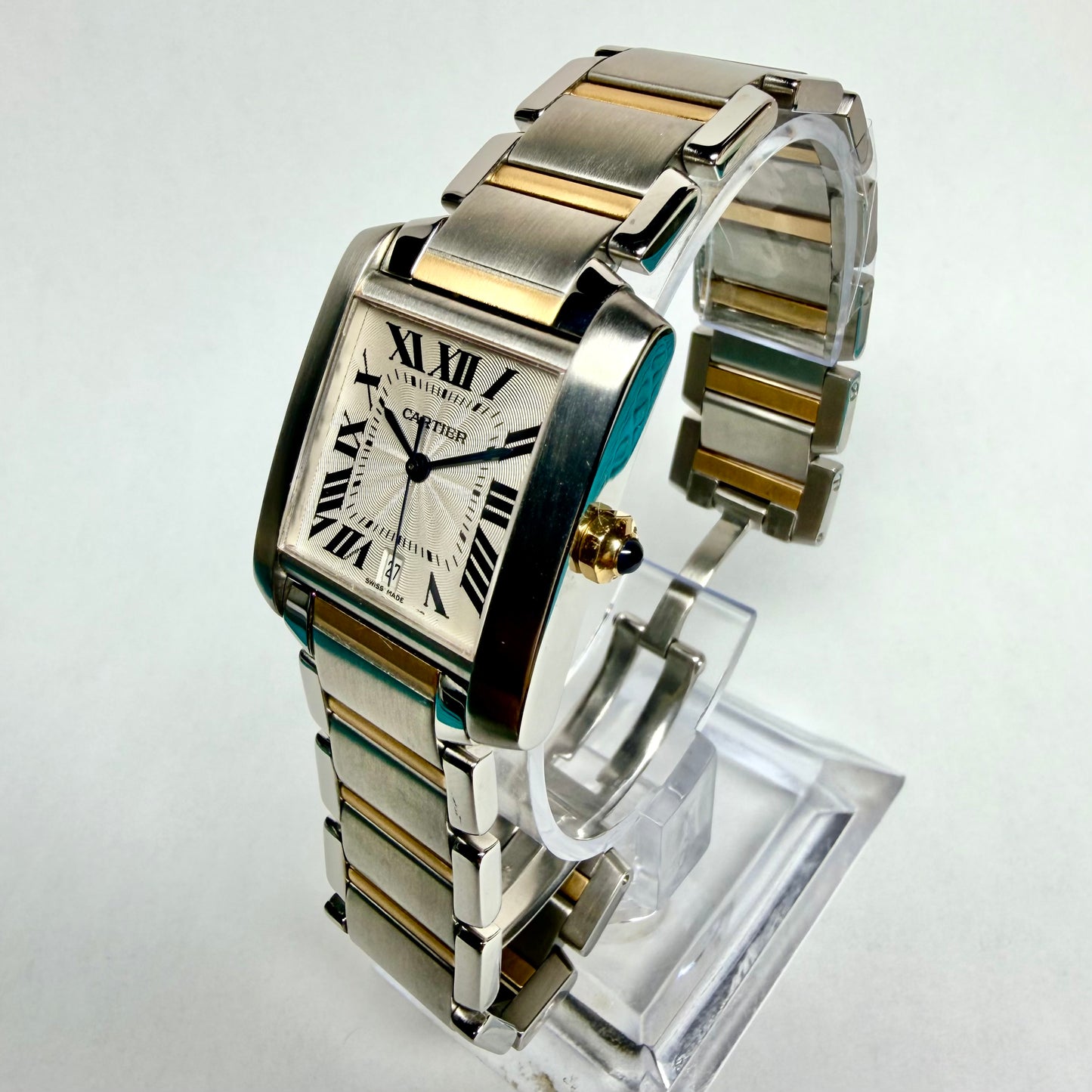 CARTIER TANK FRANCAISE Automatic 28mm 2 Tone Watch