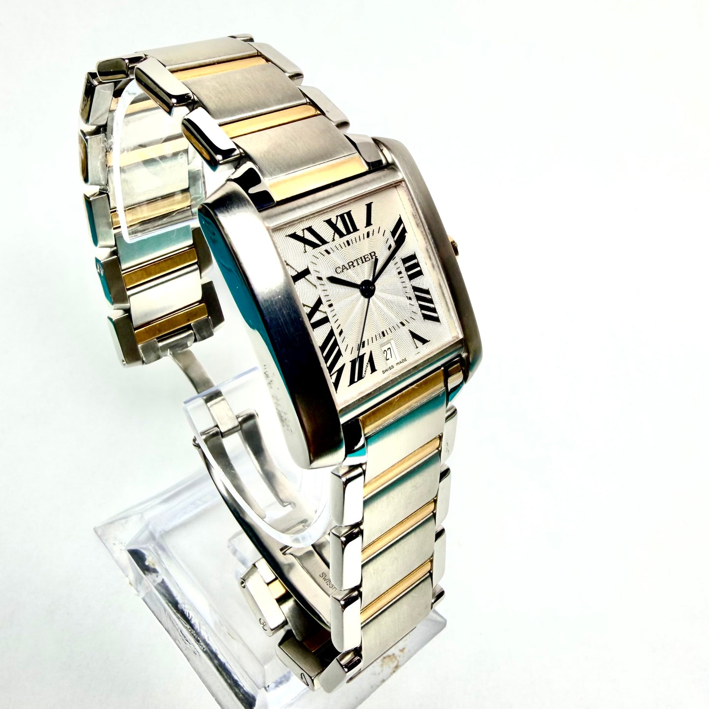 CARTIER TANK FRANCAISE Automatic 28mm 2 Tone Watch