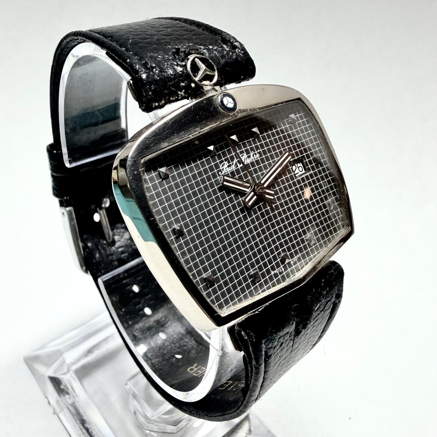 PAUL BUHRE Mercedes Benz Automatic 37mm 18K White Gold Watch