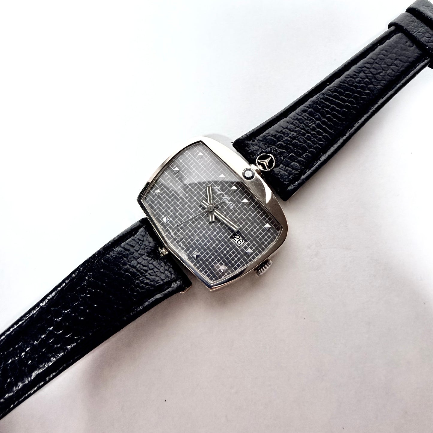 PAUL BUHRE Mercedes Benz Automatic 37mm 18K White Gold Watch