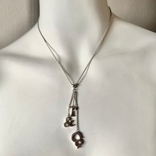 TIFFANY & CO. 925 Sterling Silver Pendant Necklace