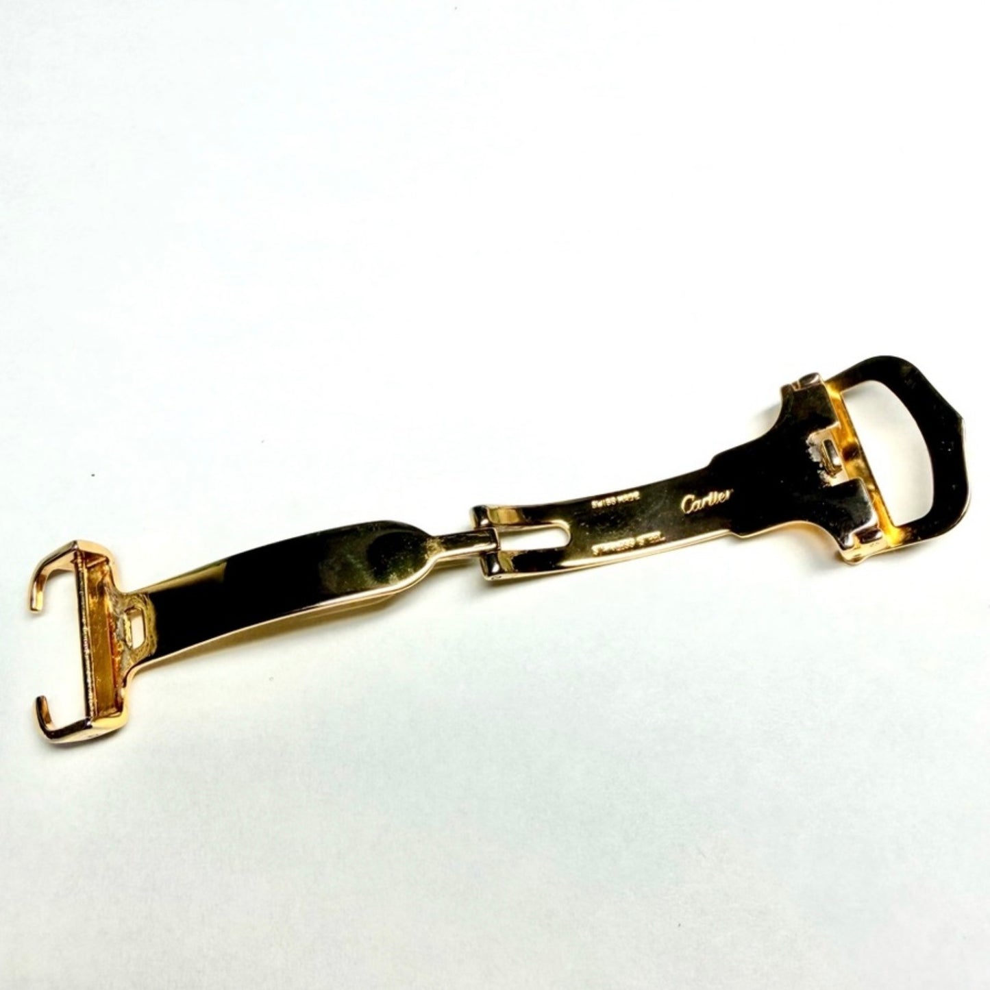 CARTIER 16mm Gold Plated Deployment Buckle