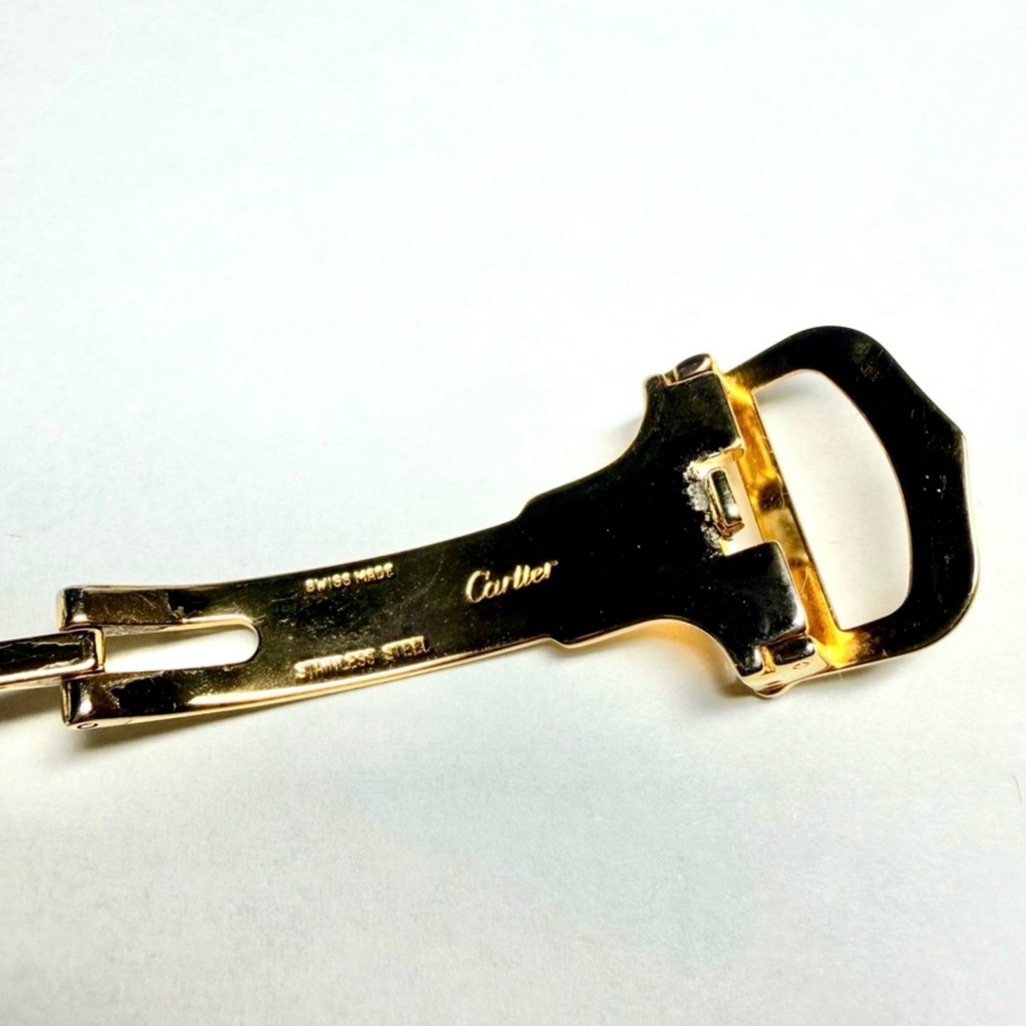 CARTIER 16mm Gold Plated Deployment Buckle