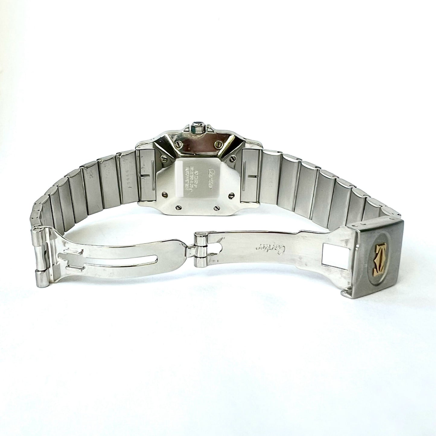 CARTIER SANTOS GALBEE 29mm Automatic 2 Tone 0.94TCW DIAMOND Watch 