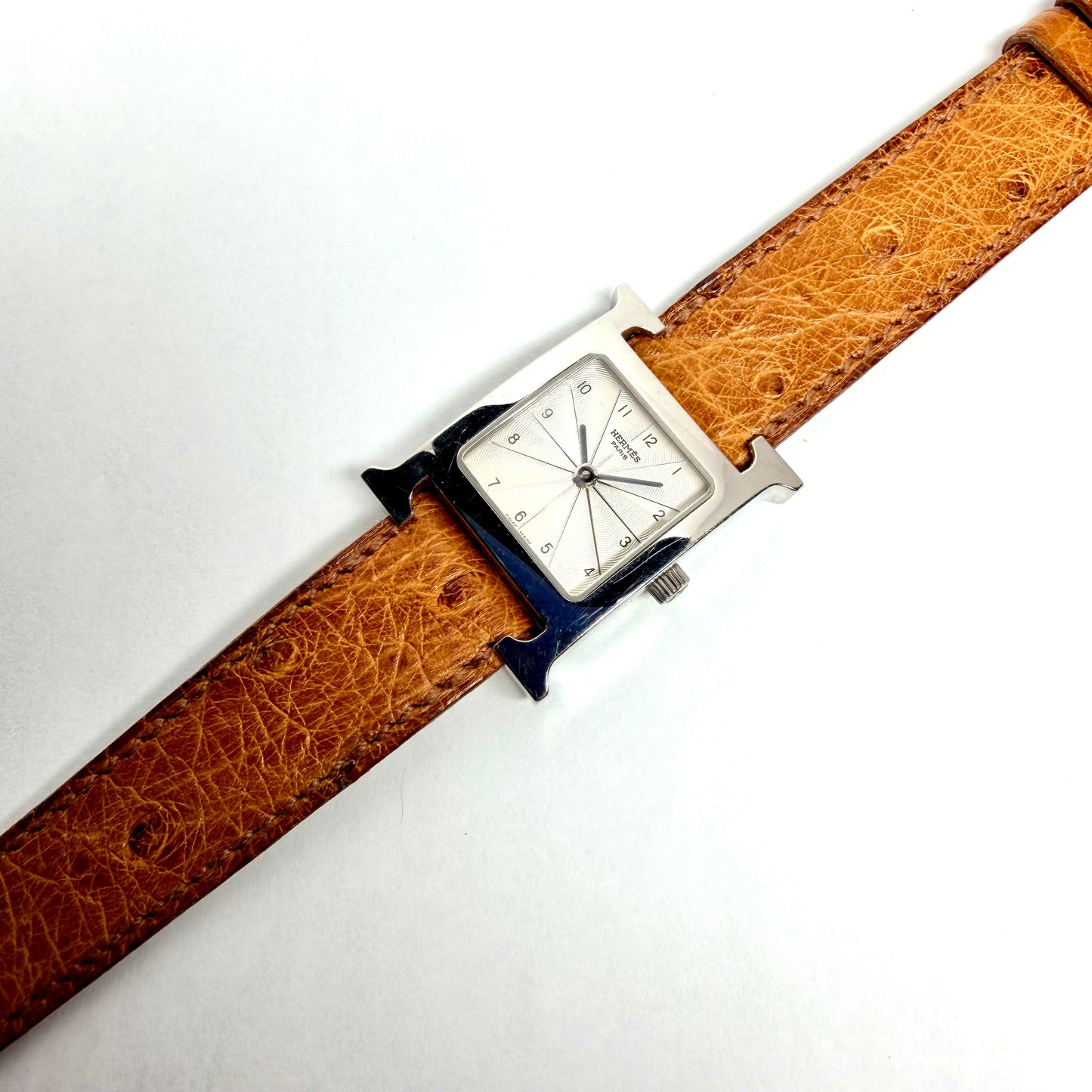 HERMÈS HEURE HH1.210 Steel Watch Silver Dial