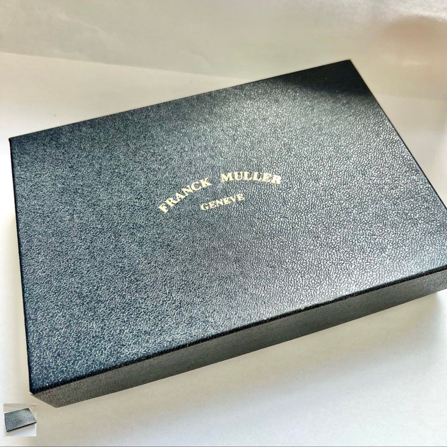 FRANCK MULLER Blue Goods Box 7x4.75x1.5 inches
