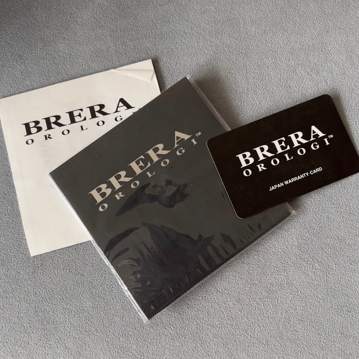 BRERA Black Wooden Box + Outer Box + Booklets + Tag + Filled Certificate 6.5x6.5x4.25 Inches