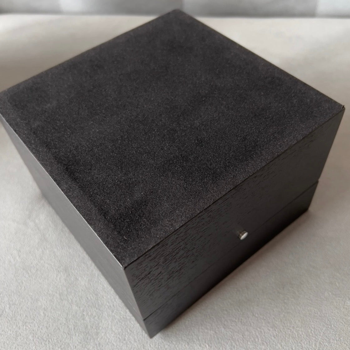 BRERA Black Wooden Box + Outer Box + Booklets + Tag + Filled Certificate 6.5x6.5x4.25 Inches