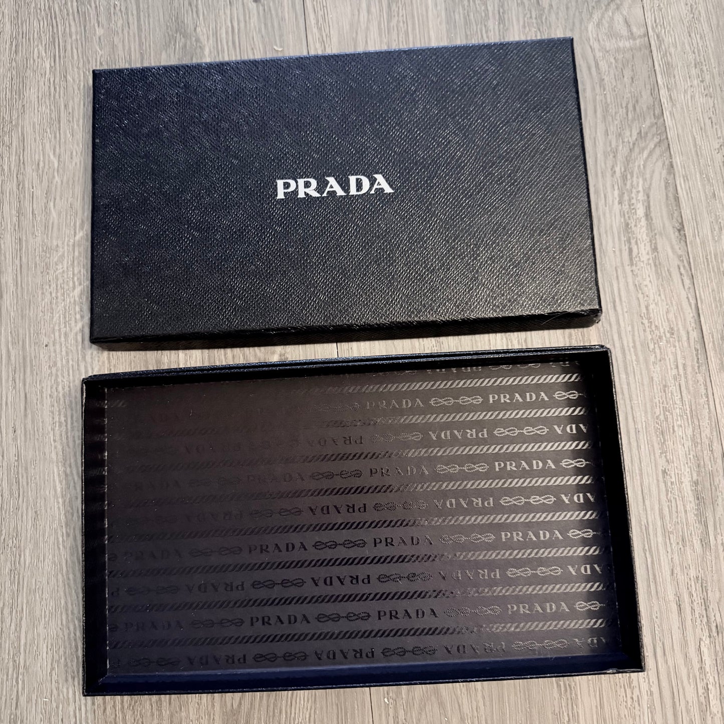 PRADA Black Gloves Box 10x5.90x1.30 inches