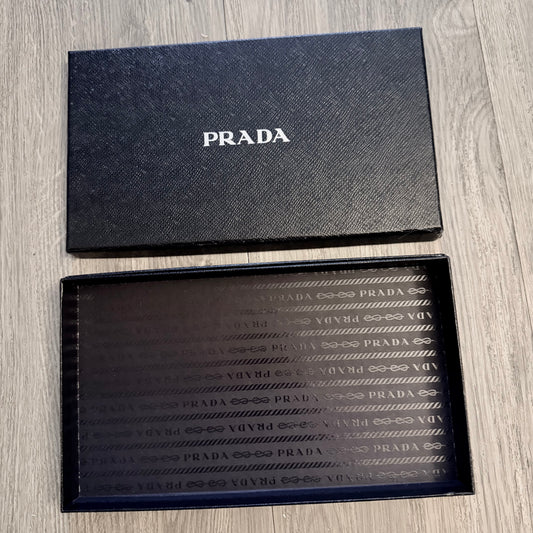 PRADA Black Gloves Box 10x5.90x1.30 inches