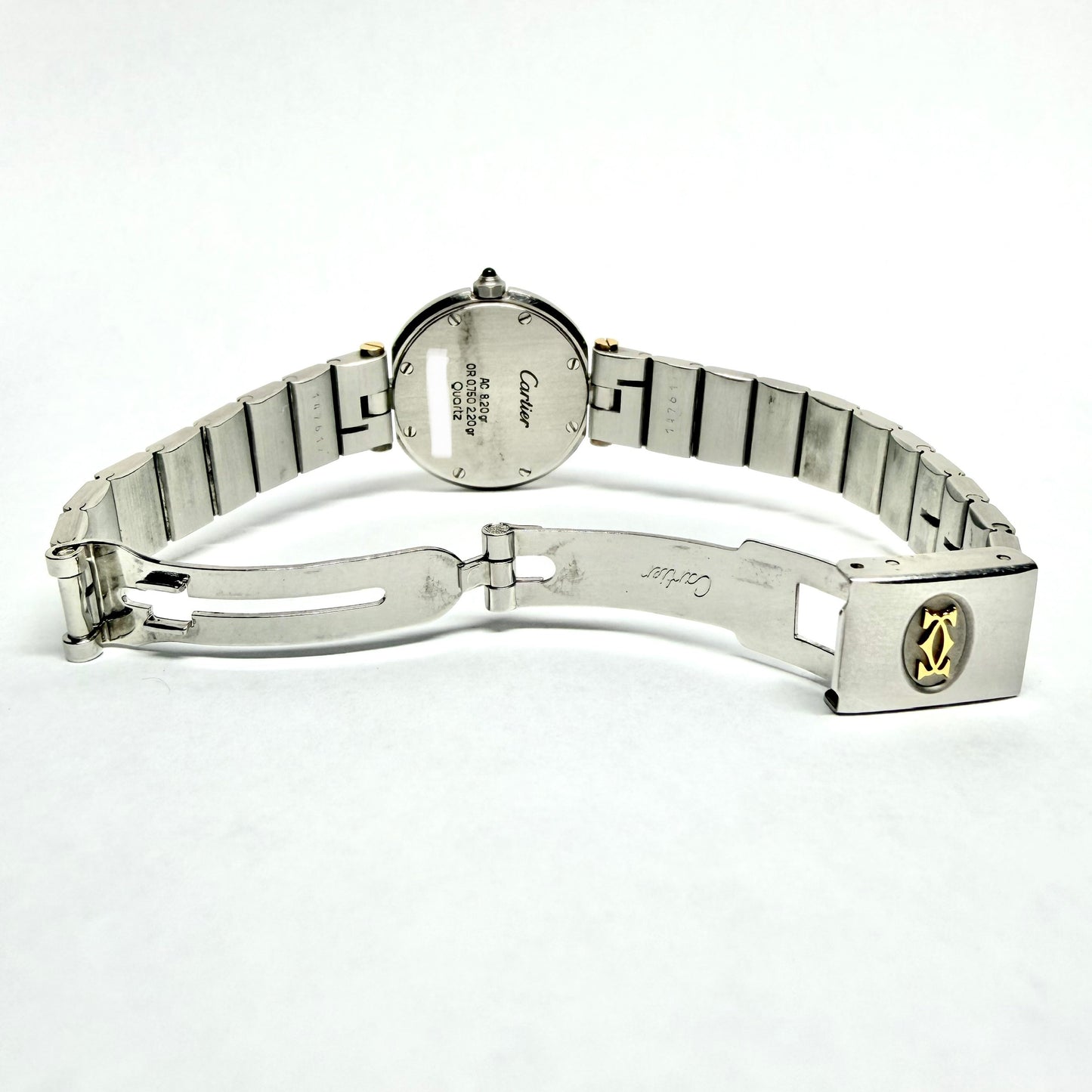 CARTIER SANTOS Ronde Quartz &nbsp;27mm 2 Tone Watch