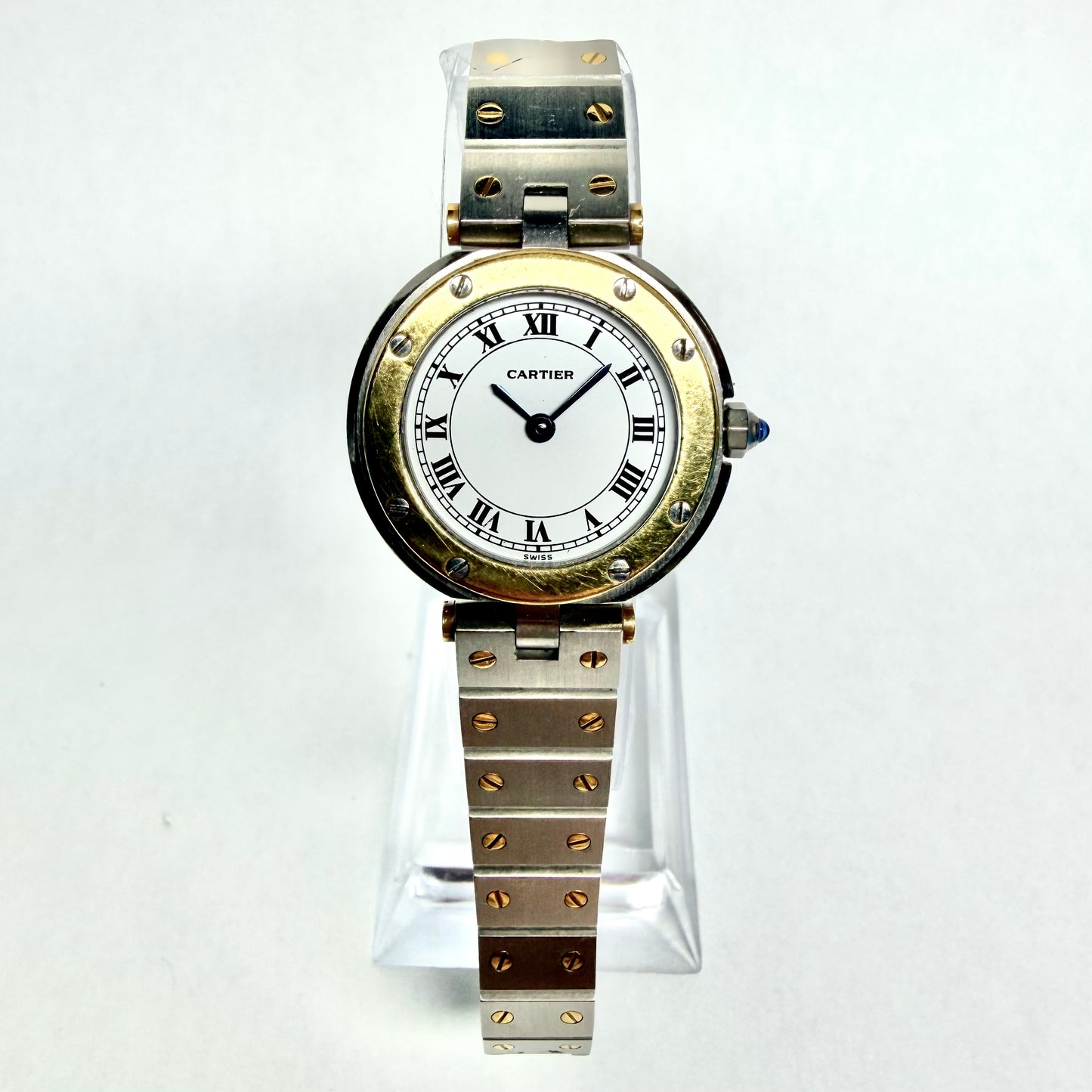 CARTIER SANTOS Ronde Quartz &nbsp;27mm 2 Tone Watch