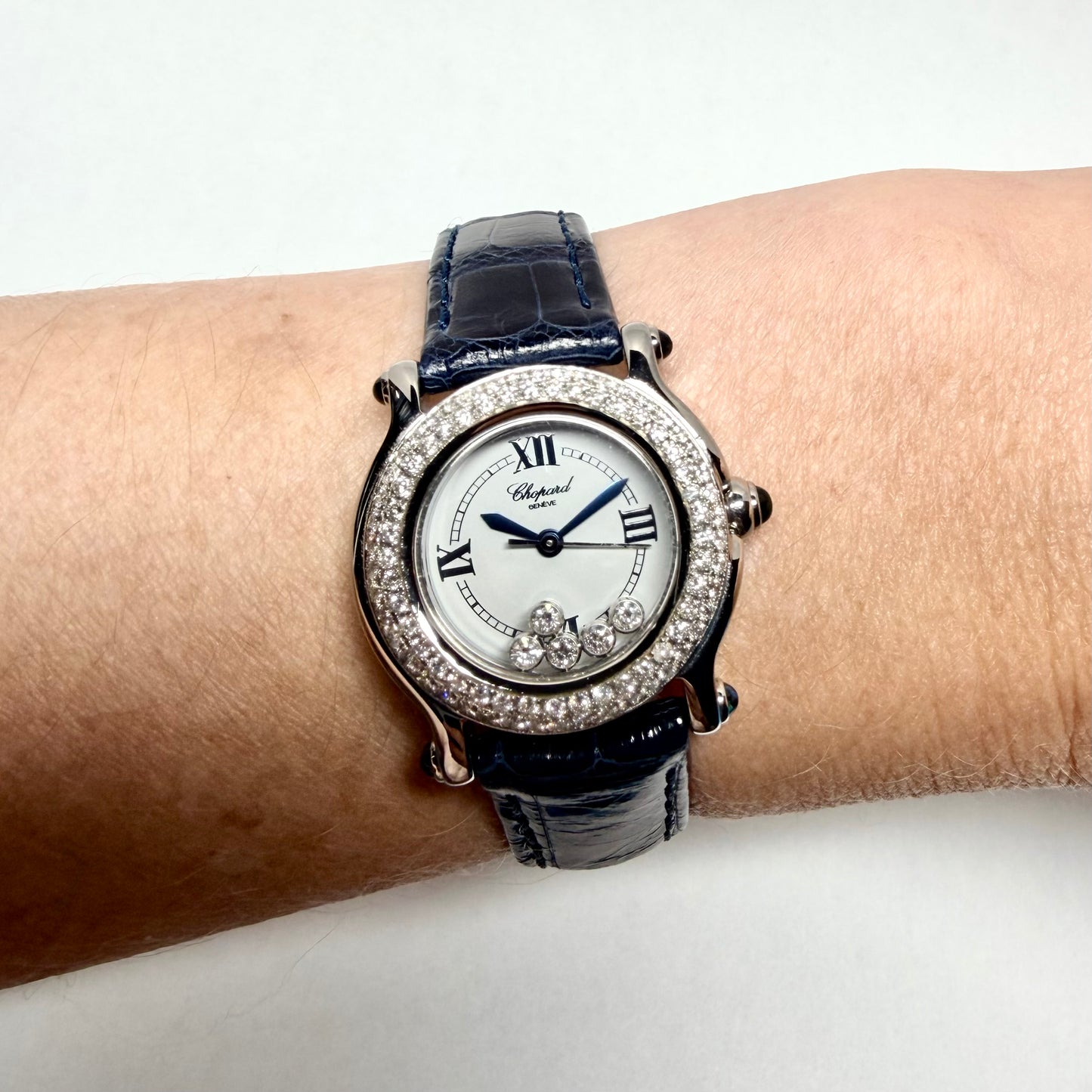 CHOPARD HAPPY SPORT Quartz 26mm Steel 1TCW+ Diamond Watch