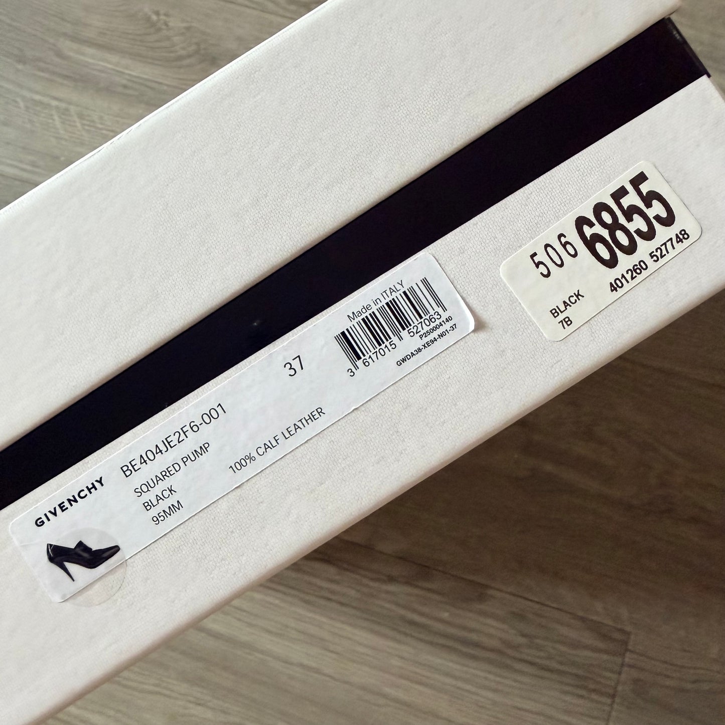 GIVENCHY White Shoes Box 13.30x12.5x4.5 inches + Original Tissue+ Card