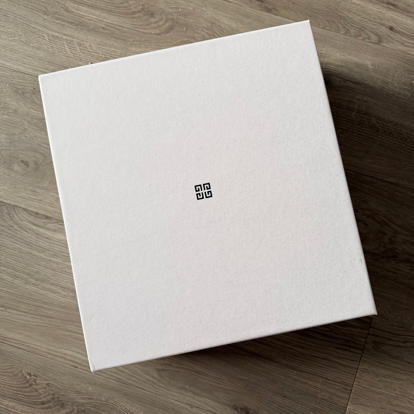 GIVENCHY White Shoes Box 13.30x12.5x4.5 inches + Original Tissue+ Card