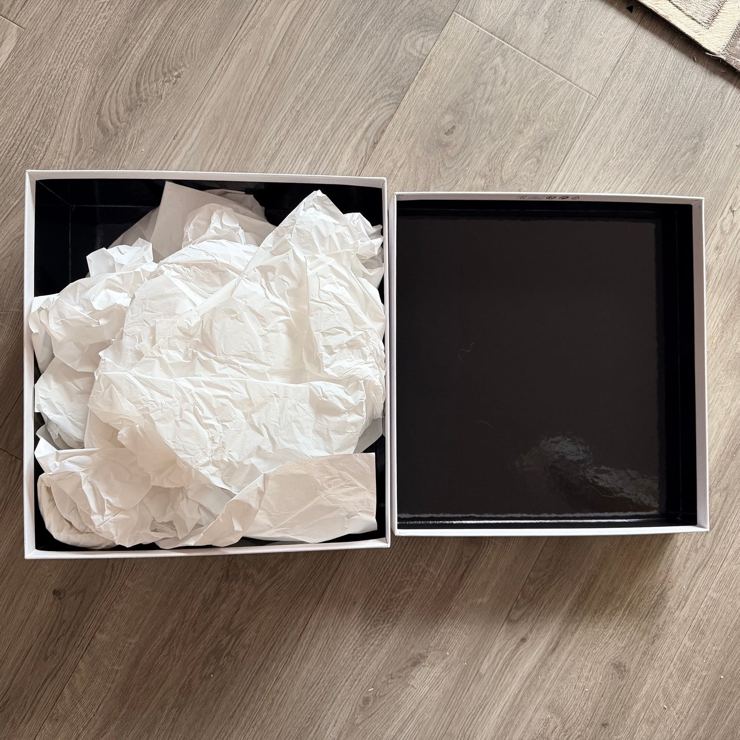 GIVENCHY White Shoes Box 13.30x12.5x4.5 inches + Original Tissue+ Card