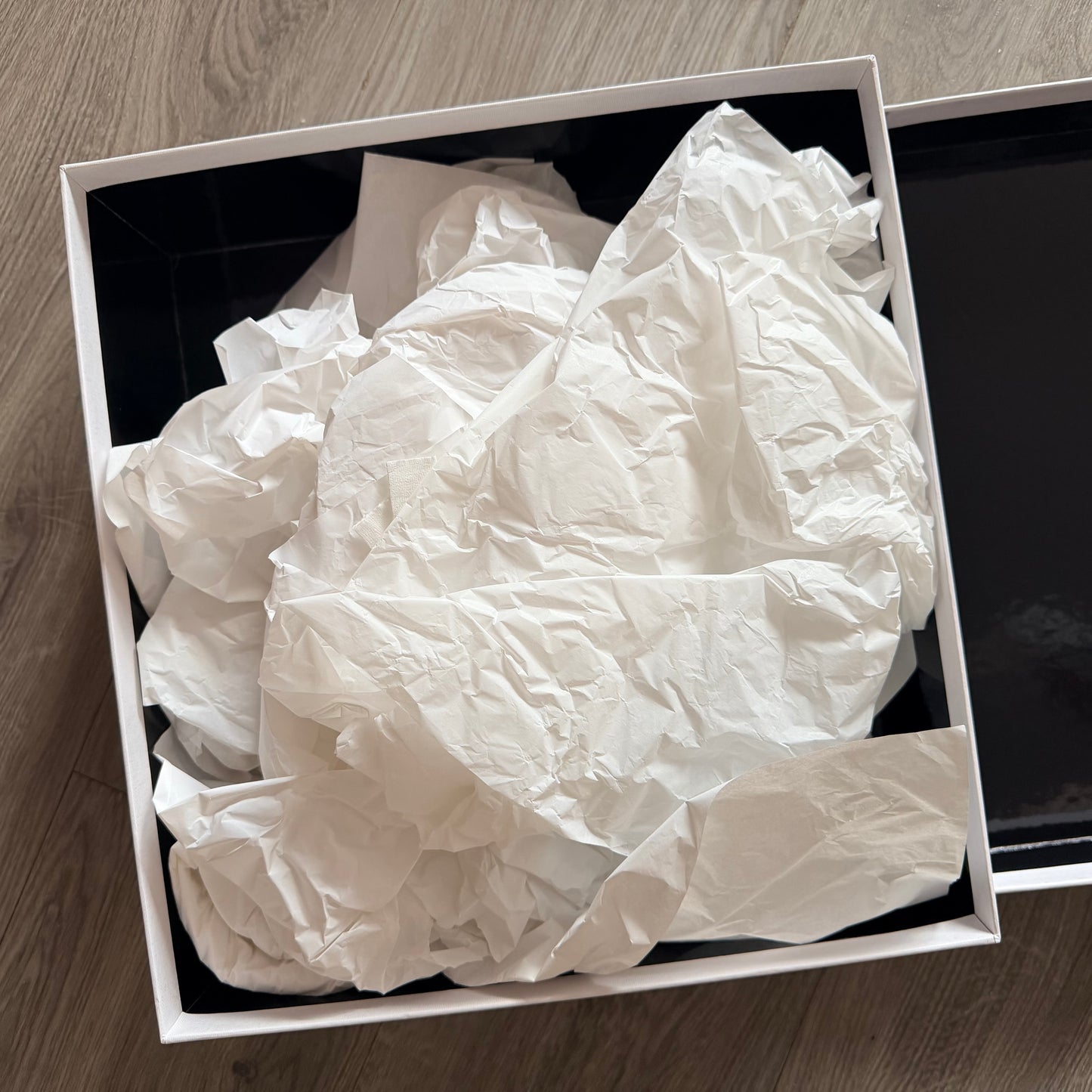 GIVENCHY White Shoes Box 13.30x12.5x4.5 inches + Original Tissue+ Card