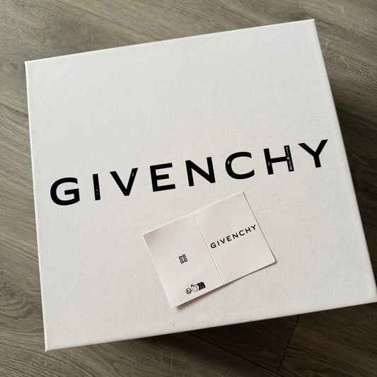 GIVENCHY White Shoes Box 13.30x12.5x4.5 inches + Original Tissue+ Card