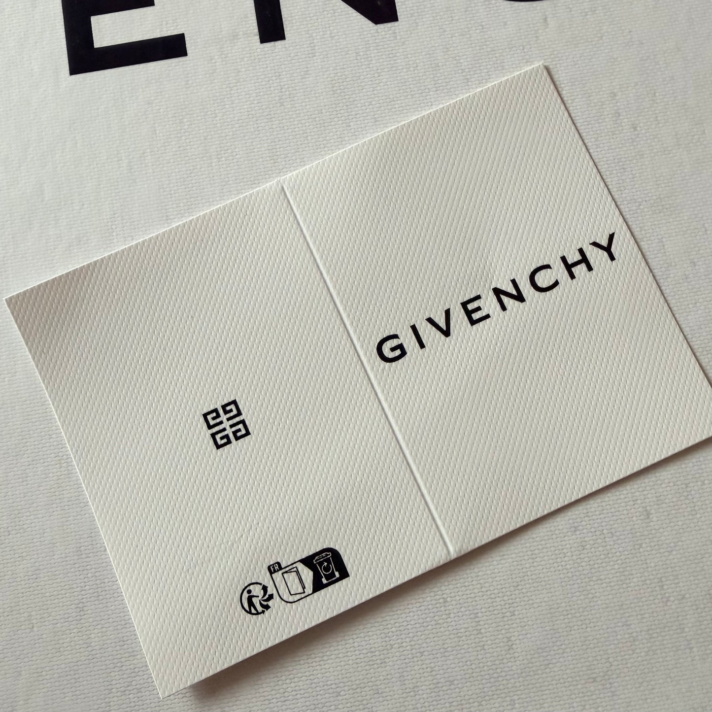 GIVENCHY White Shoes Box 13.30x12.5x4.5 inches + Original Tissue+ Card