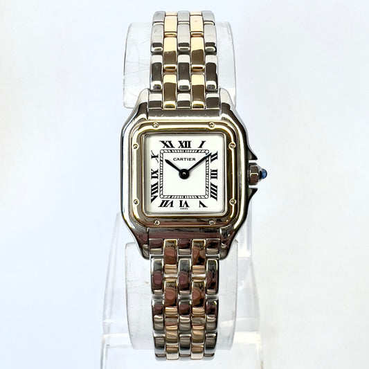 CARTIER PANTHERE 23mm Quartz 2 Row Gold Watch