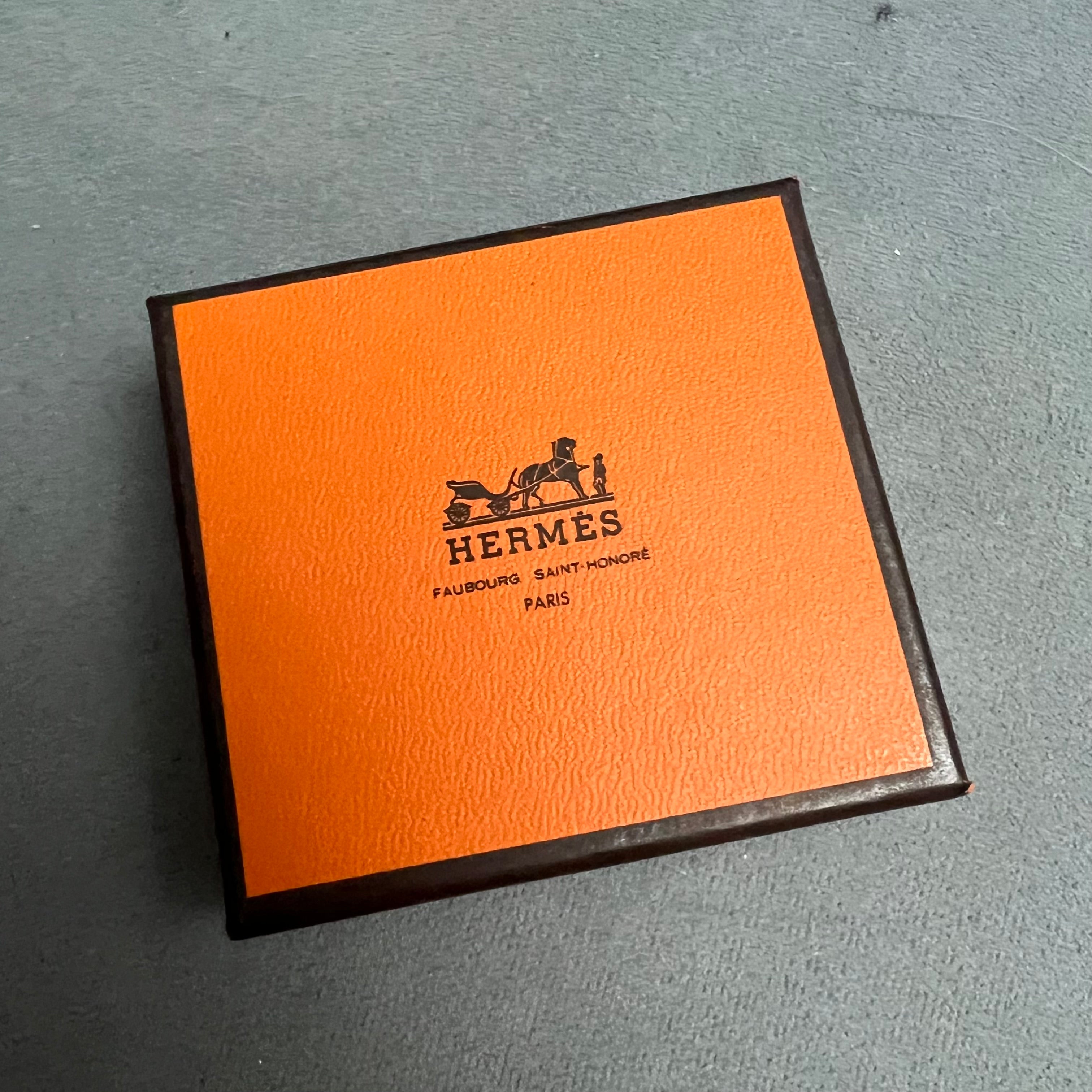 HERMES Goods Box 2.75x2.60x0.90 inches + Wrapping Paper
