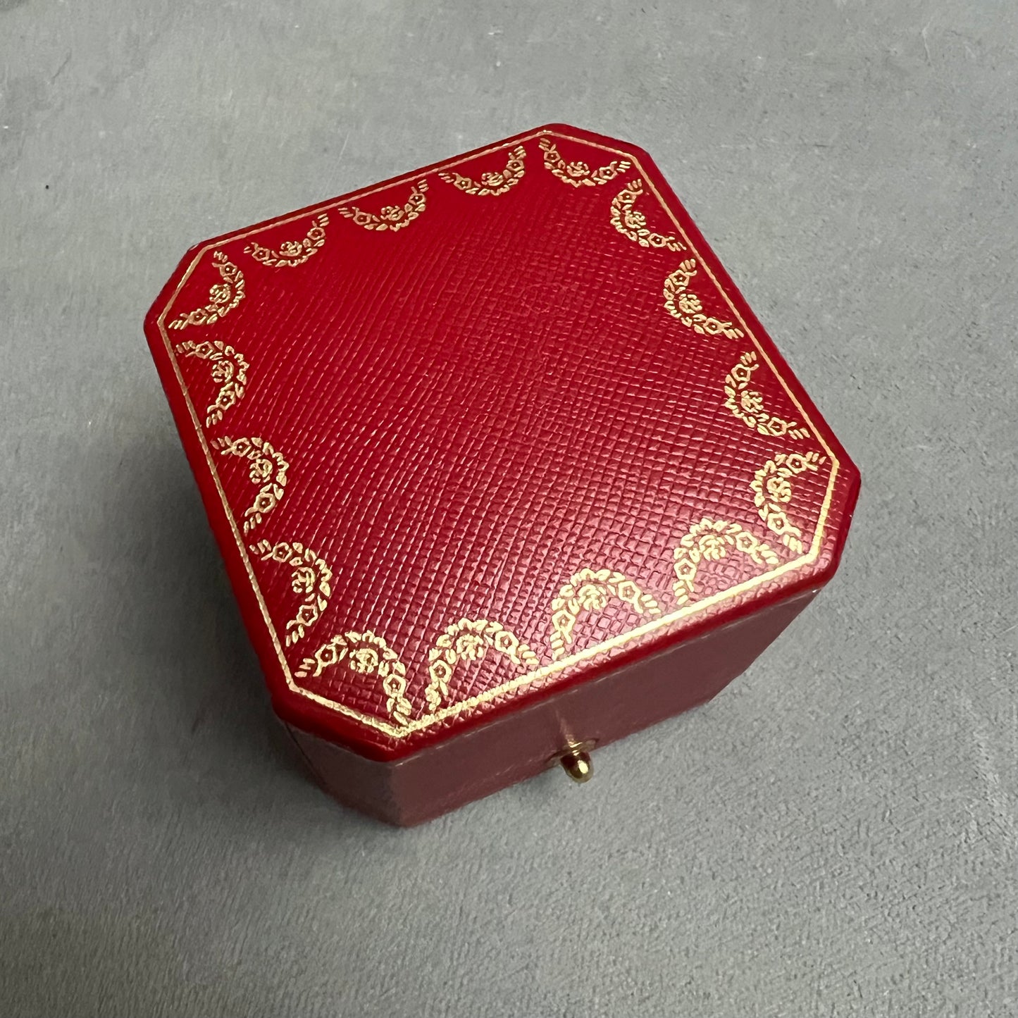 Vintage CARTIER Ring Box + Outer Box 2.60x2.50x2.10 inches&nbsp;