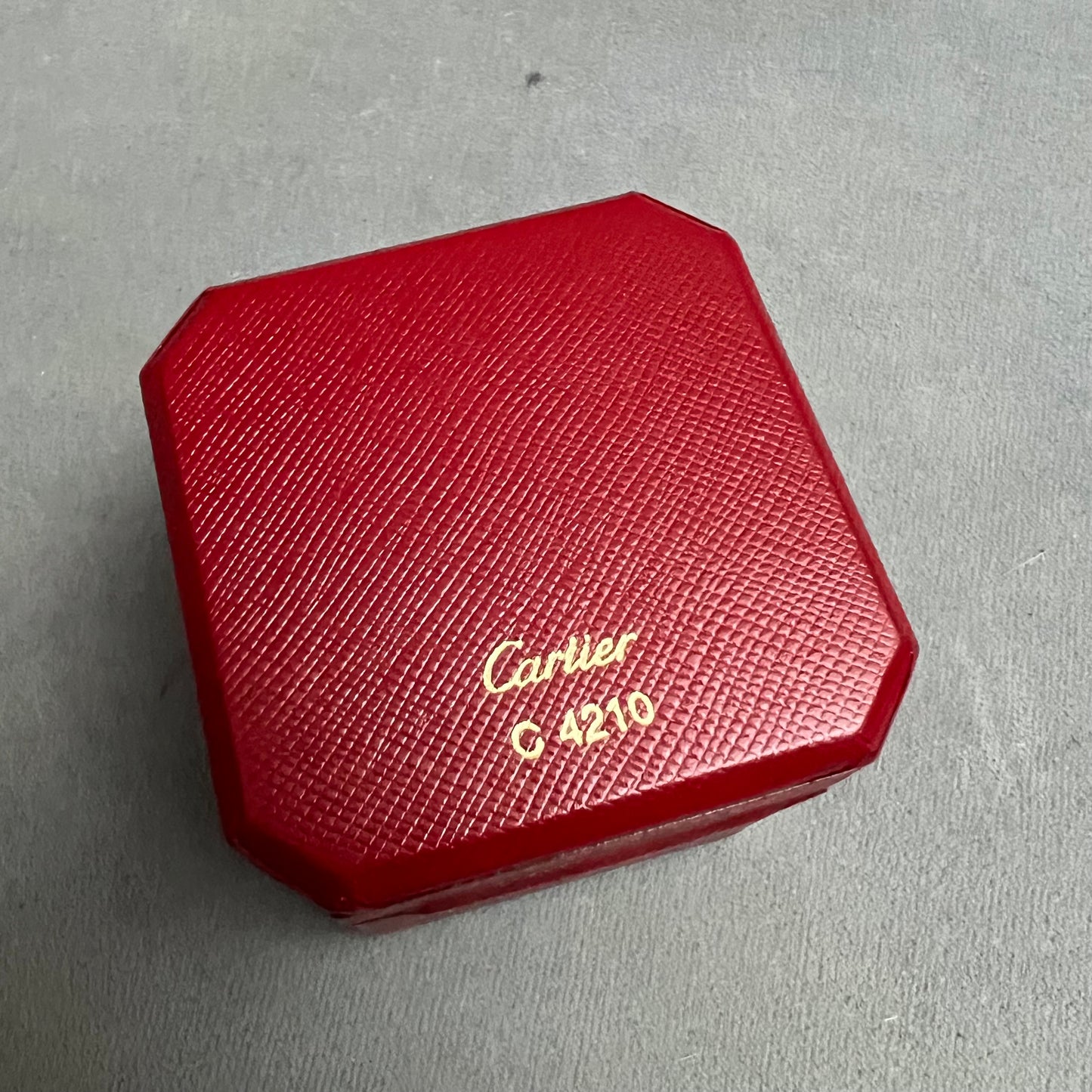 Vintage CARTIER Ring Box + Outer Box 2.60x2.50x2.10 inches&nbsp;