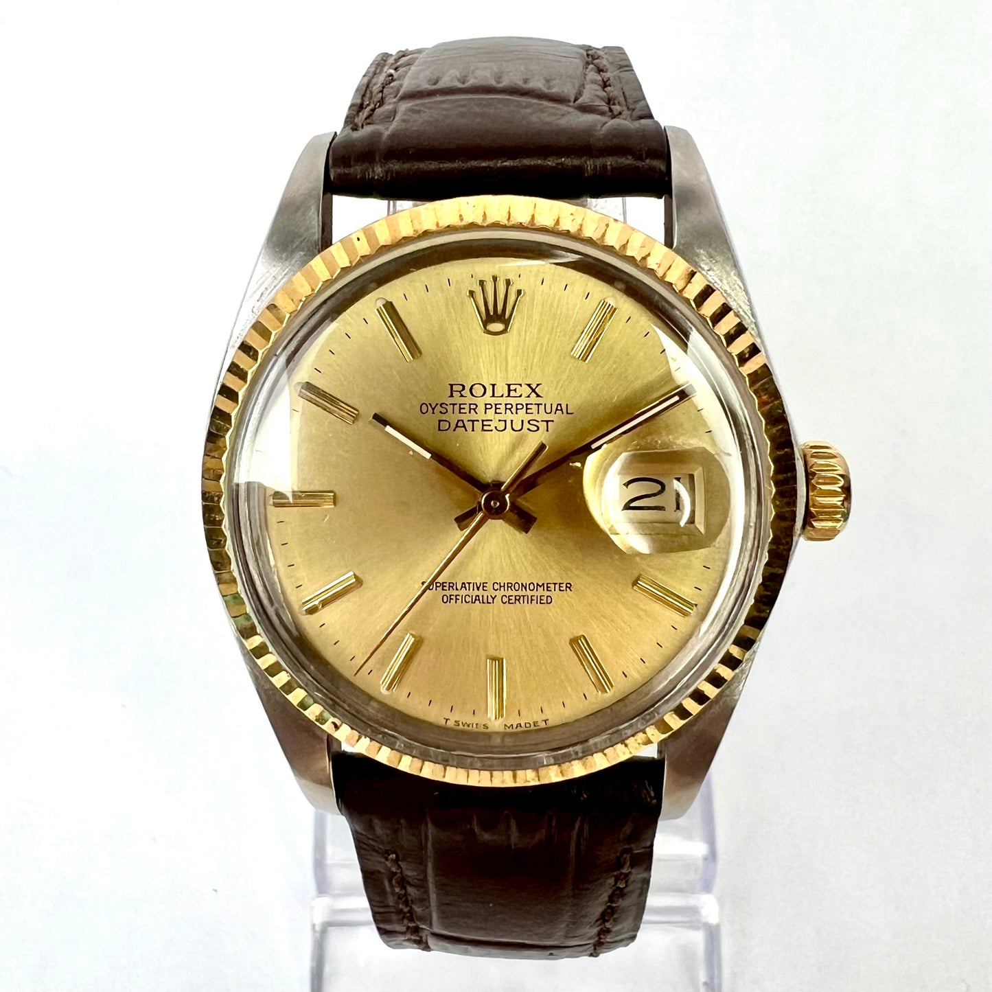 ROLEX DATEJUST Automatic 36mm 2 Tone Watch