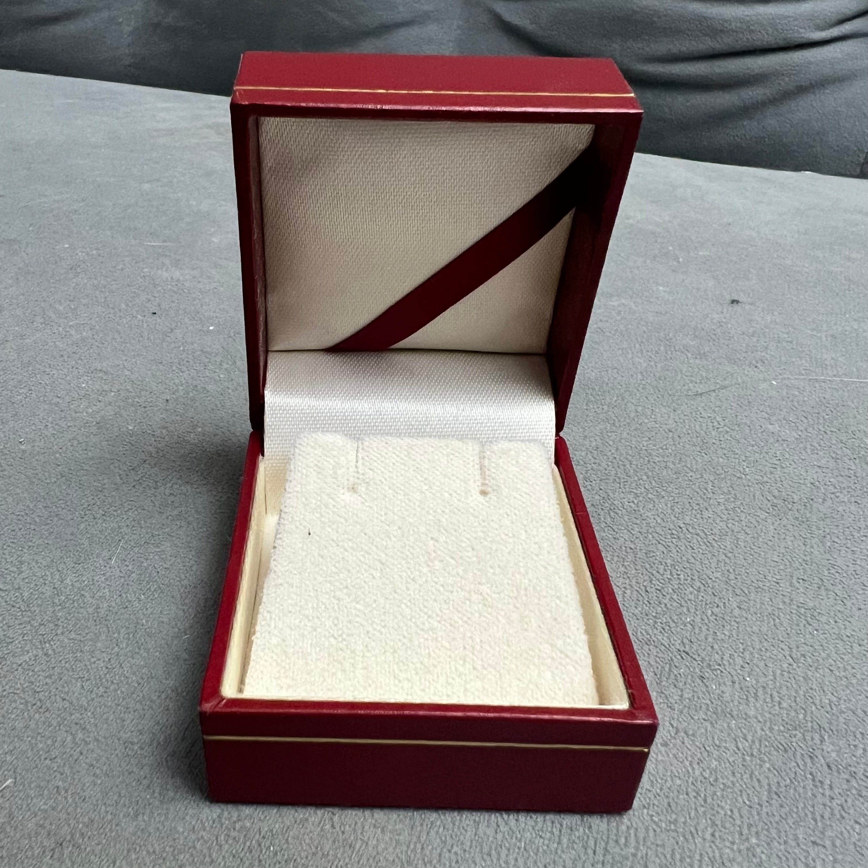 Vintage CARTIER Earrings Cufflinks Box 2x1.80x1.25 inches NATILUXIA