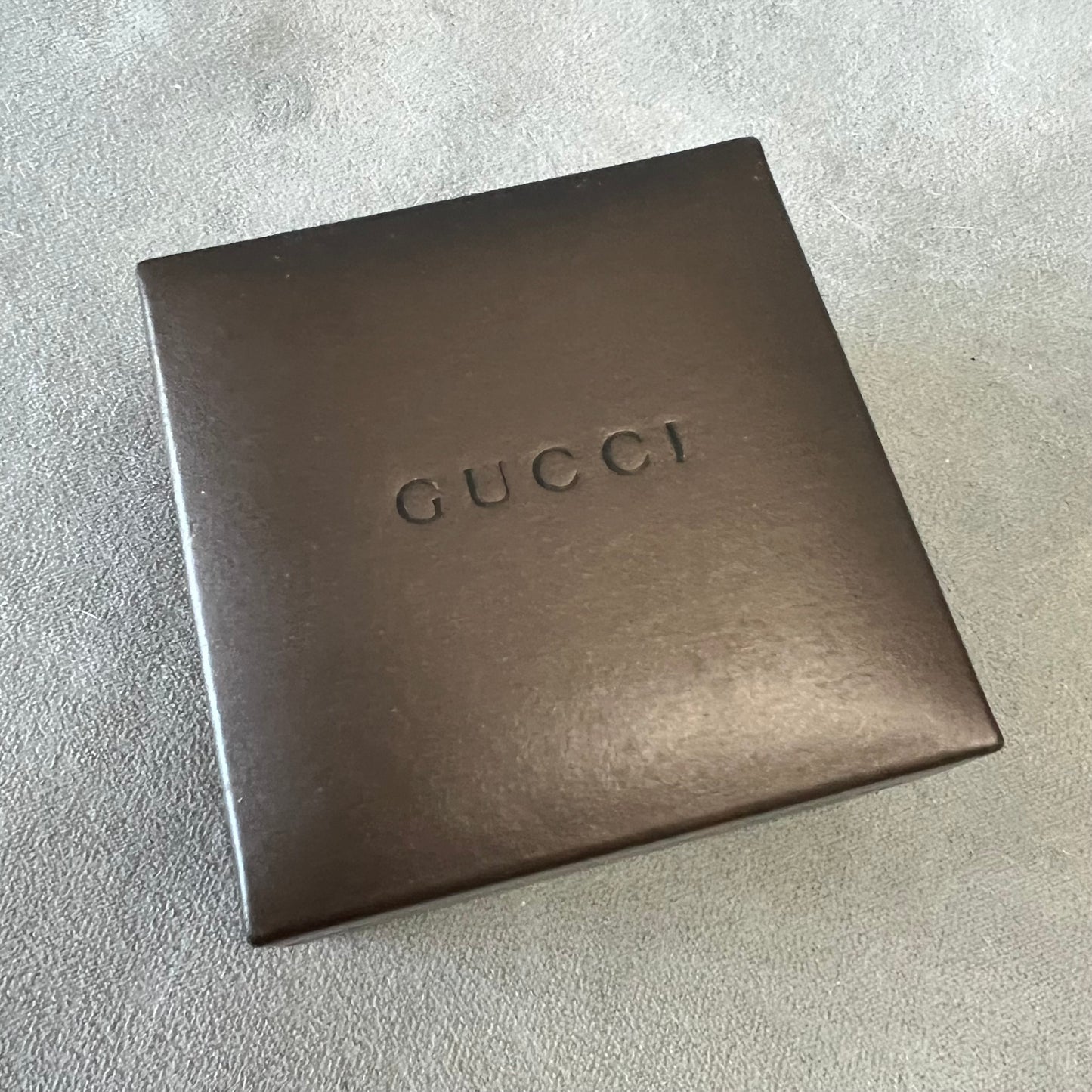 GUCCI Jewerly Box 2.80x2.80x1.80 inches + Pouch