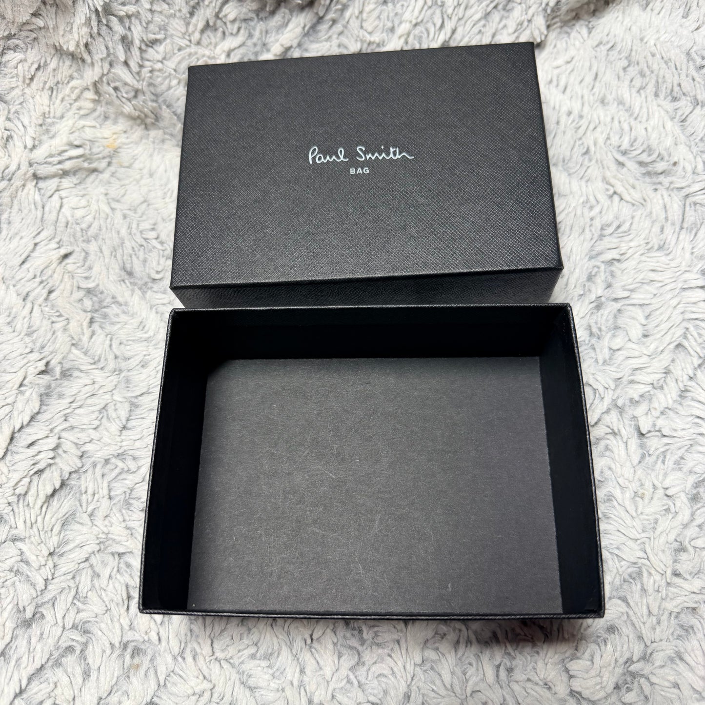 PAUL SMITH Bag Black Box 5.20x3.75x1.80 inches