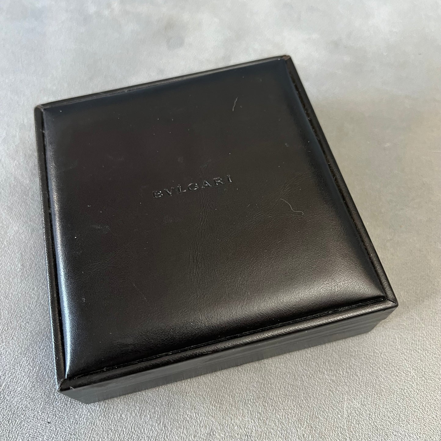 BULGARI Jewerly Box + Outer Box 4.90x4.75x1.50 inches