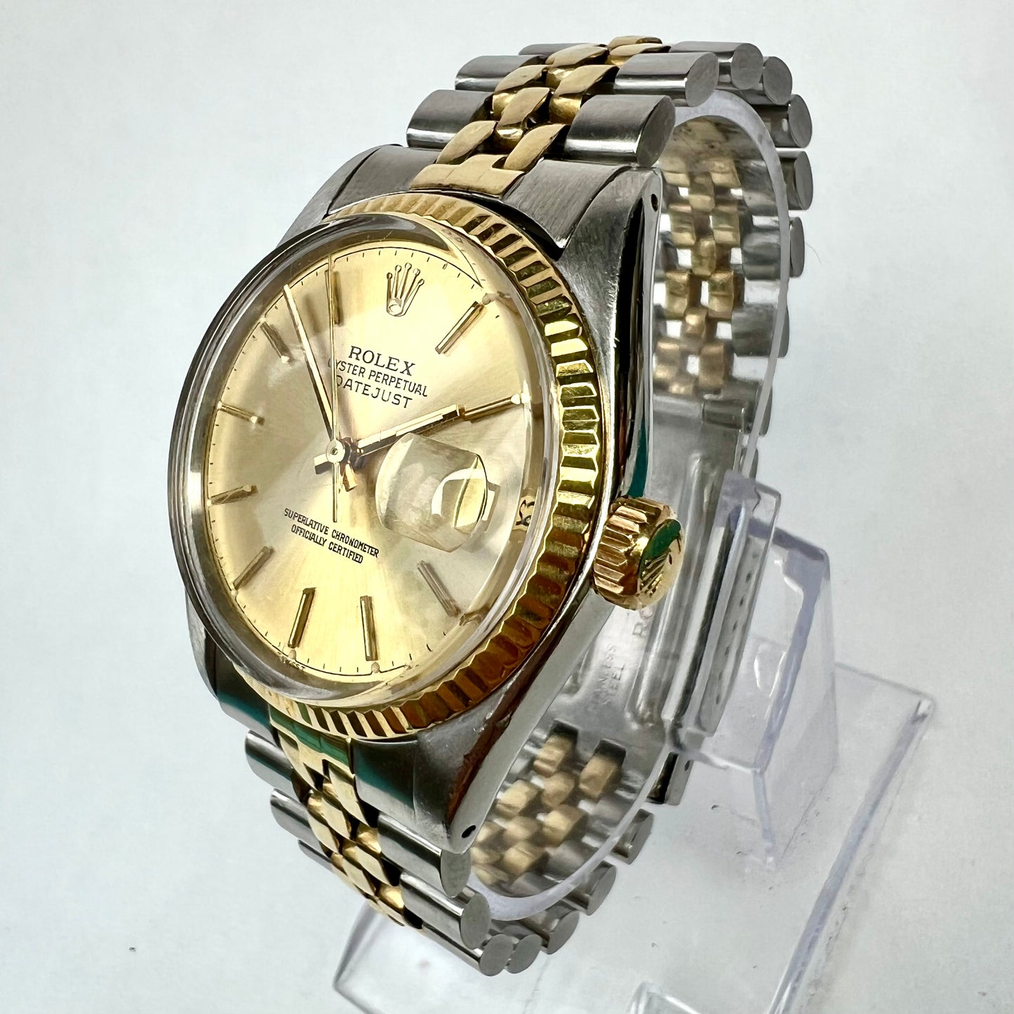 ROLEX DATEJUST Automatic 36mm 2 Tone Watch Jubilee Bracelet