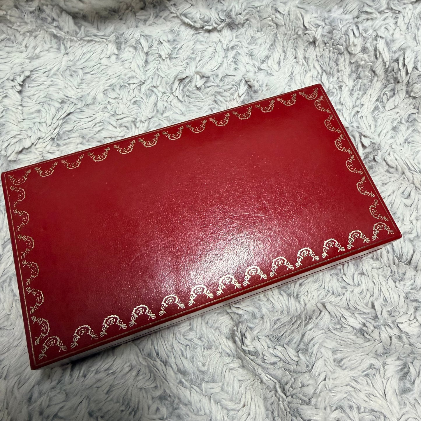 Vintage Must De CARTIER Santos Glasses/Sunglasses Box 6.70x3.50x1.70 inches + Filled Certificate