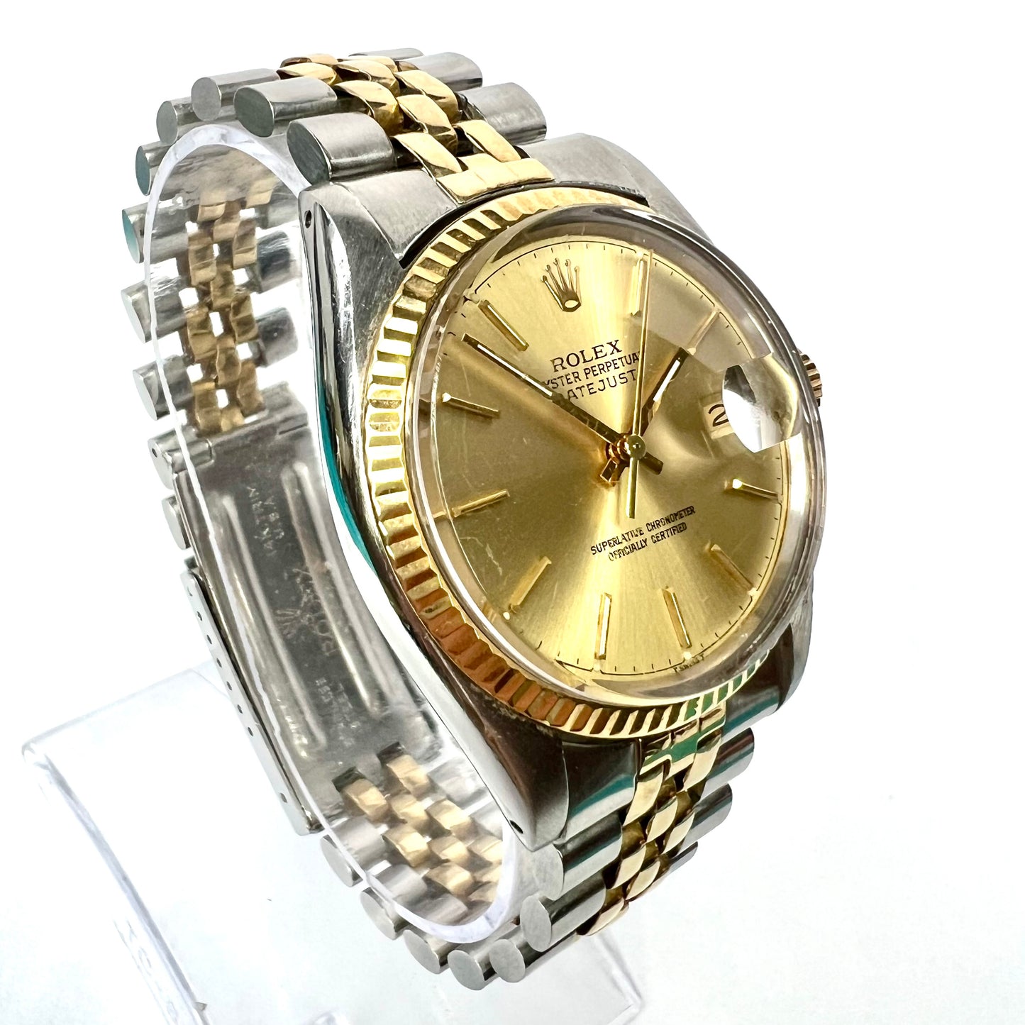 ROLEX DATEJUST Automatic 36mm 2 Tone Watch Jubilee Bracelet