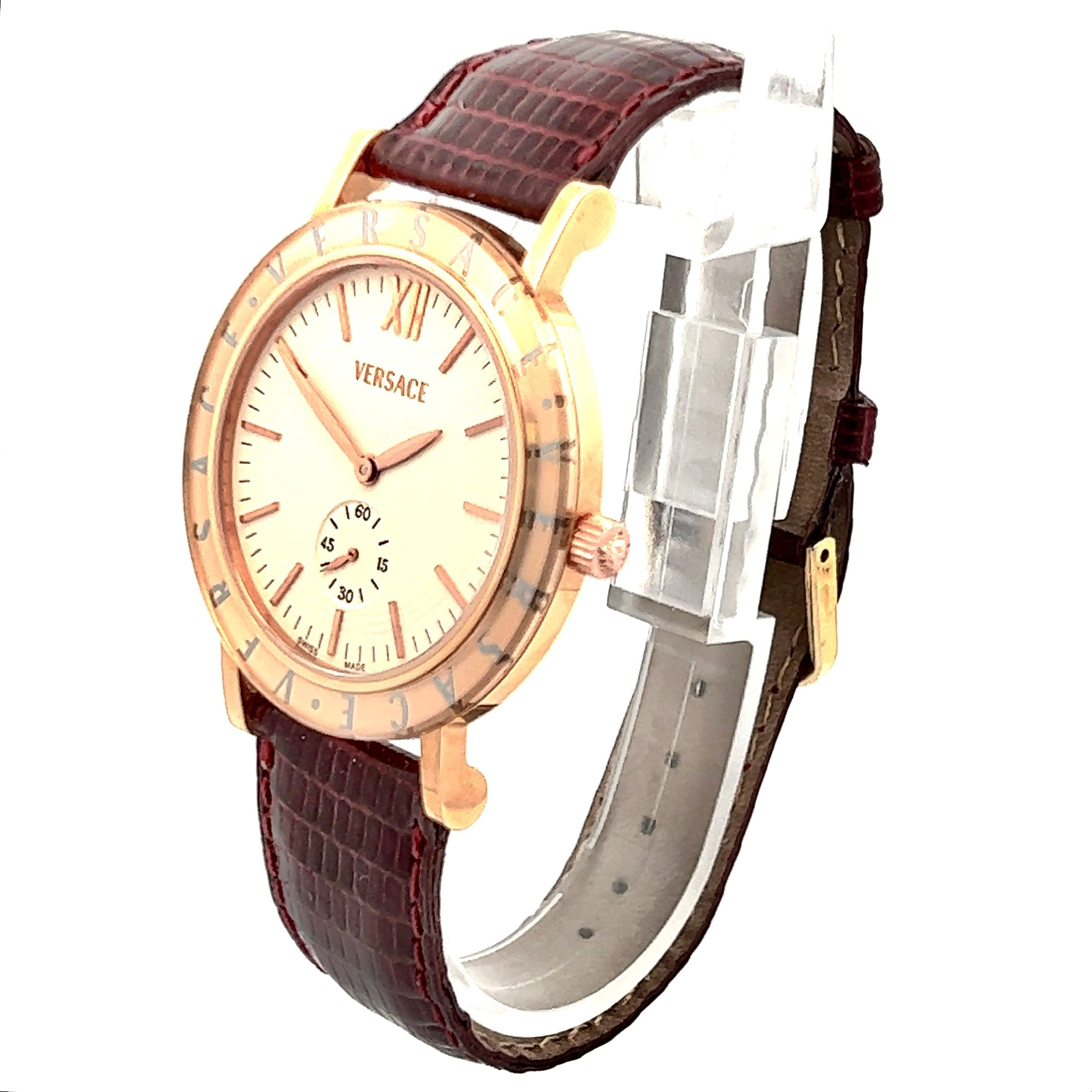 Gold versace online watch