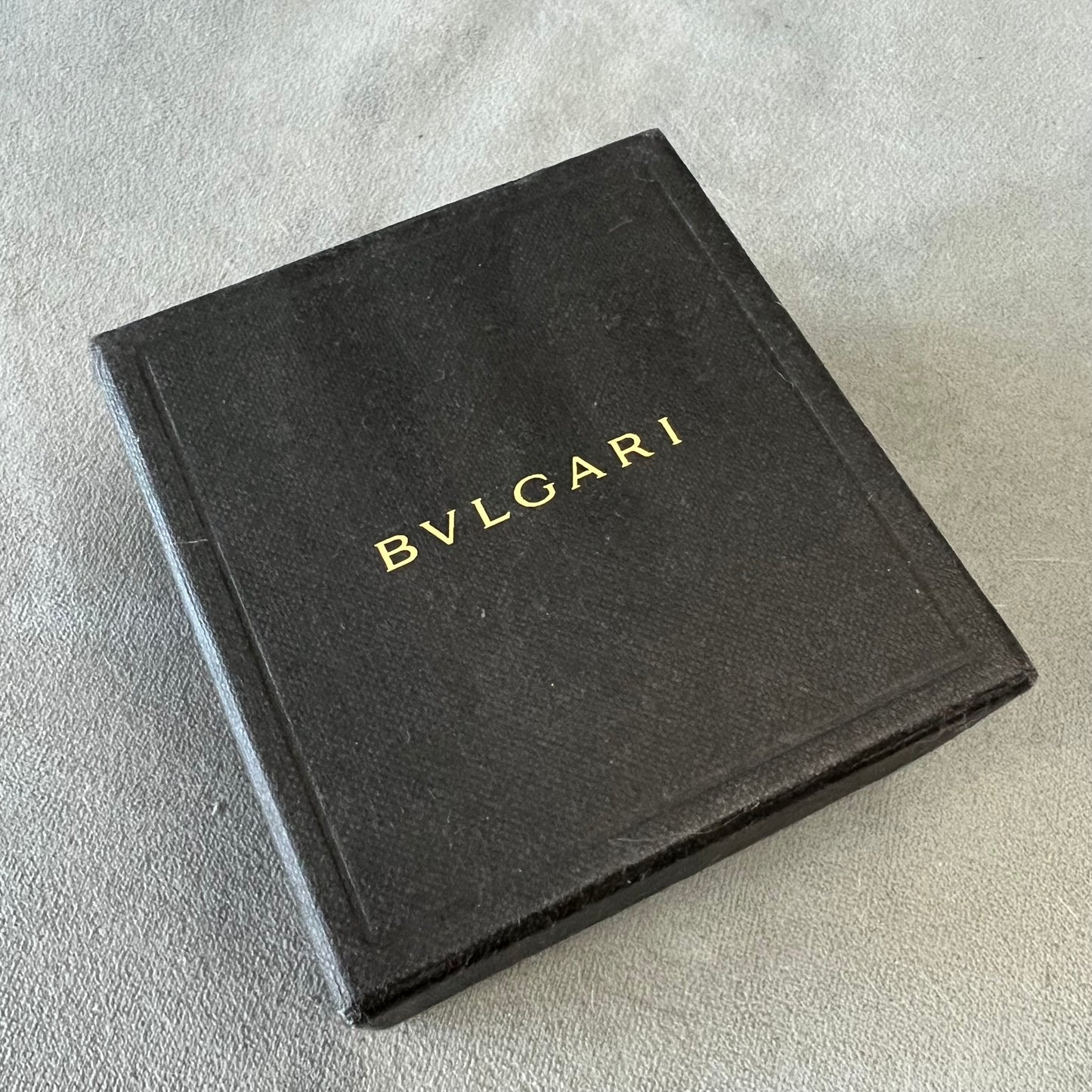 BULGARI Jewerly Box + Outer Box 3.75x3.5x2 inches