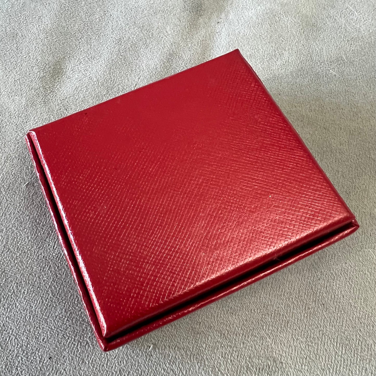 CARTIER Trinity Ring Box 3.20x2.75x1.30 inches + Filled Certificate