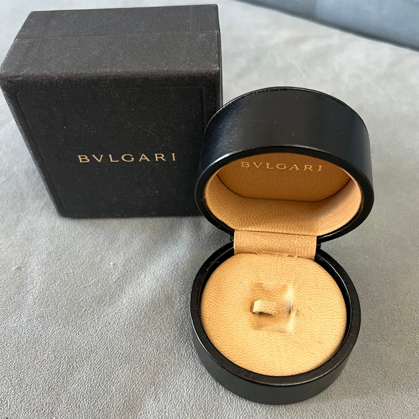 BULGARI Ring Box 3.25x3.25x2 inches