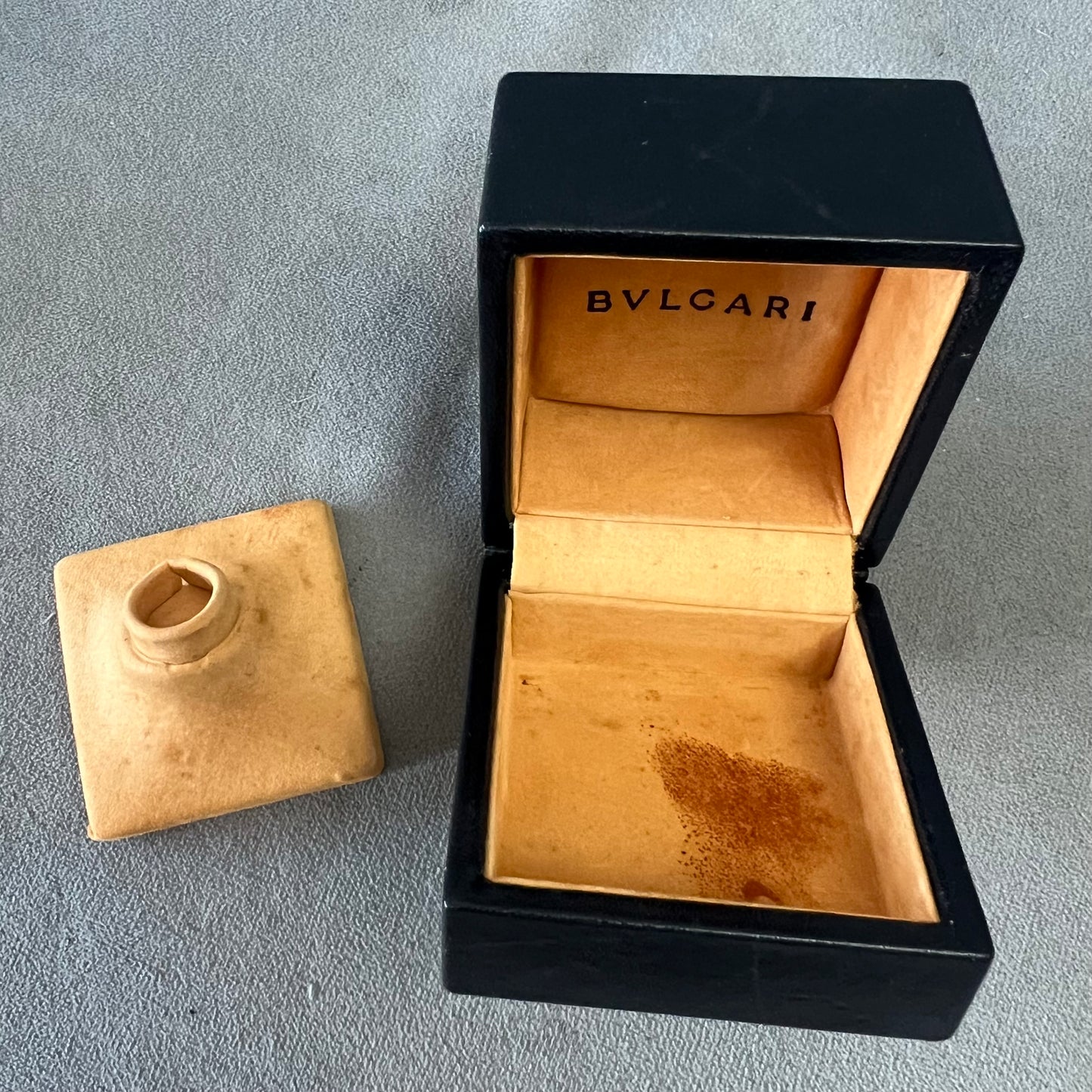 BULGARI Ring Box 2.60x2.40x2 inches