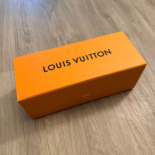 LOUIS VUITTON Goods Box 10.40x4.25x4 inches + Ribbon + Original Tissue