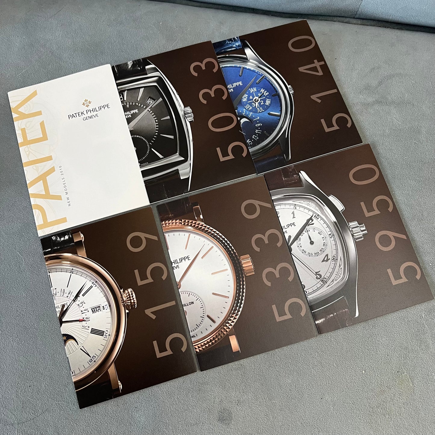 PATEK PHILIPPE New Models 2010 Set of 22 Cards   6.30x4.5x1.5 inches