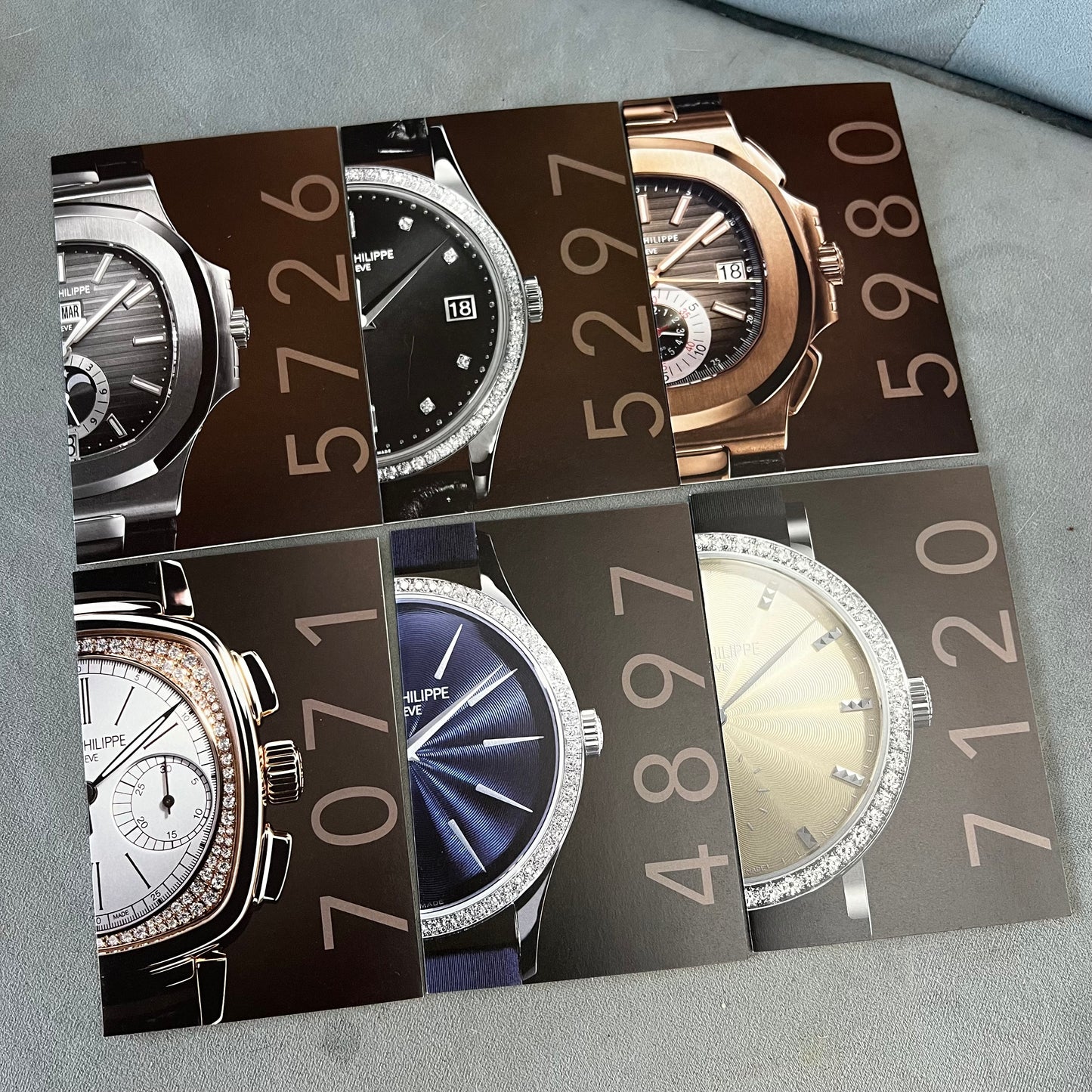 PATEK PHILIPPE New Models 2010 Set of 22 Cards   6.30x4.5x1.5 inches