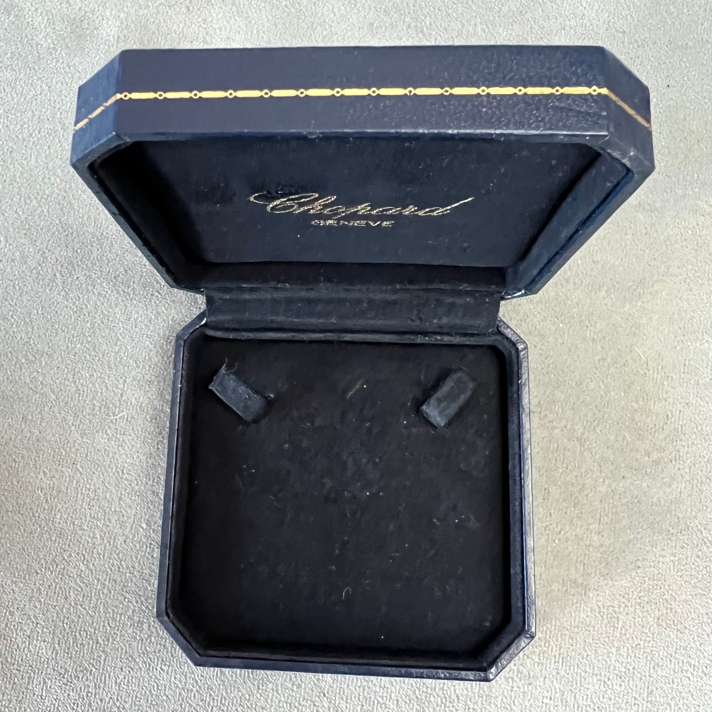 CHOPARD Jewerly Box + Outer Box 3.75x3.75x1.40 inches